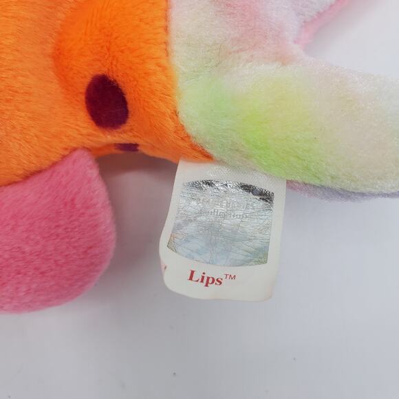 TY Beanie Baby LIPS Fish Vintage 1999 Plush Stuffed Animal - Picture 5 of 7